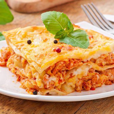 Classic Lasagna with bolognese sauce