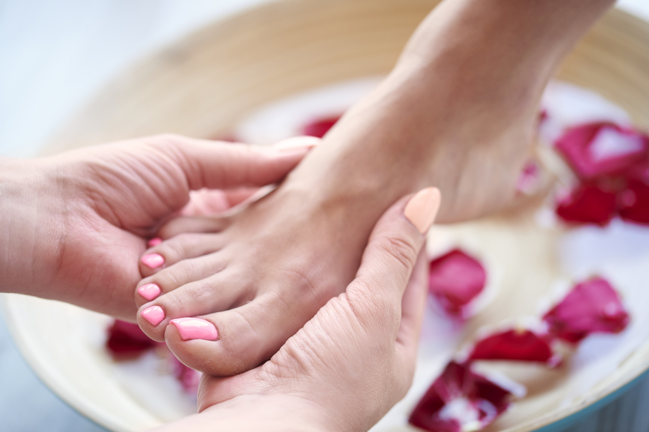 Spa treatment for tired feet