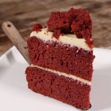 Red Velvet Cake χωρίς μίξερ