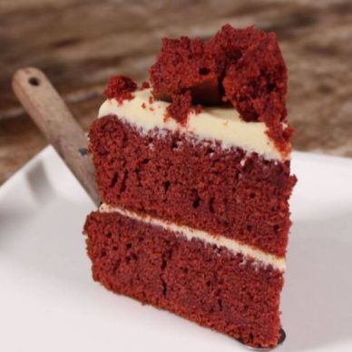 Red Velvet Cake χωρίς μίξερ