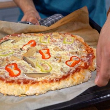 Ζύμη για πίτσα με 2 υλικά