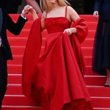 CANNES, FRANCE - MAY 21: Jennifer Lawrence attends the "Anatomie D'une Chute (Anatomy Of A Fall)" red carpet during the 76th annual Cannes film festival at Palais des Festivals on May 21, 2023 in Cannes, France. (Photo by Stephane Cardinale - Corbis/Corbis via Getty Images)