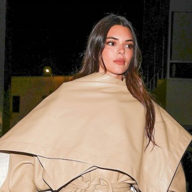 H Kendall Jenner φόρεσε το πιο εντυπωσιακό Βottega Veneta πανωφόρι