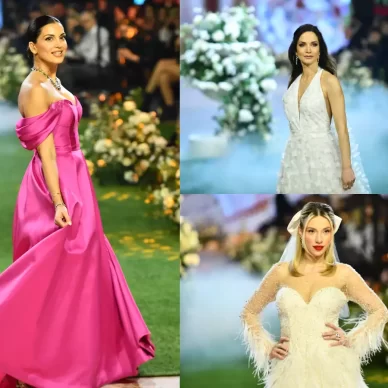 Yes I Do Catwalk: Οι διάσημες Ελληνίδες φόρεσαν νυφικό στην πασαρέλα του bridal show