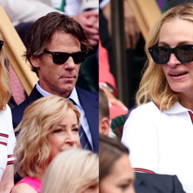 Julia Roberts: Με tenniscore look στον τελικό του Wimbledon