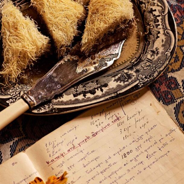 Κανταΐφι ξανθό, στρωτό στο ταψί, σιγοψημένο και τραγανό