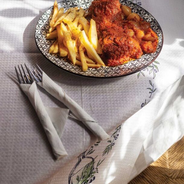 Κουνέλι στιφάδο in umido από την Κέρκυρα