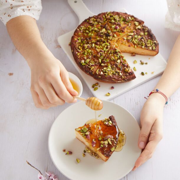 Μελόπιτα με ανθότυρο