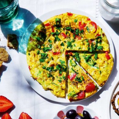 Ομελέτα από ασπράδια αυγών με λαχανικά