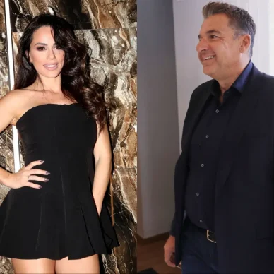 Γιώργος Λιάγκας – Μαρία Αντωνά: Ποζάρουν για πρώτη φορά μαζί στη Μύκονο