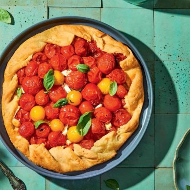 Γκαλέτ με ντοματίνια και τυριά