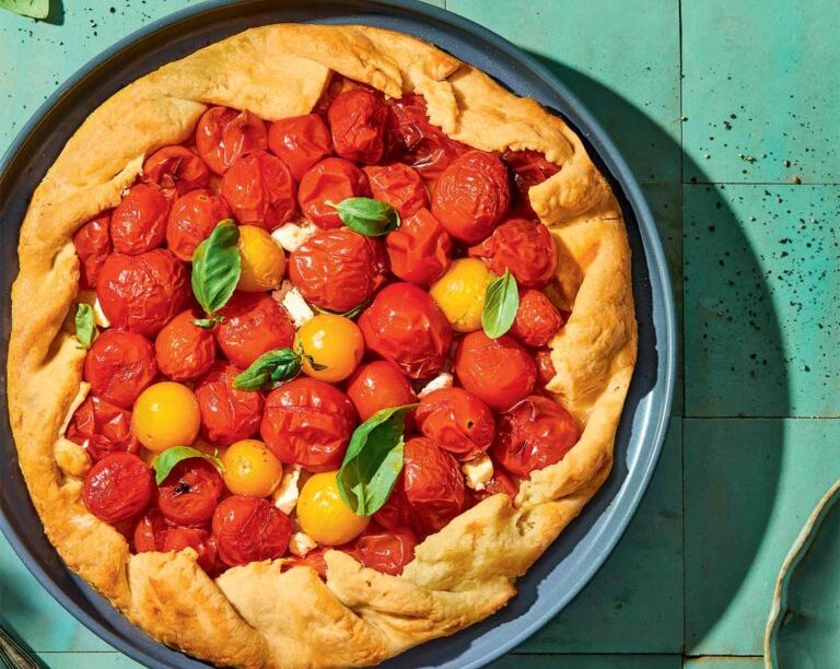 Γκαλέτ με ντοματίνια και τυριά