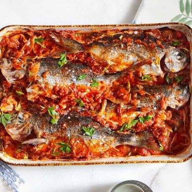 Κολιοί στο φούρνο πλακί​