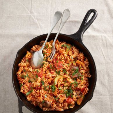 Ζυμαρικά με λαχανικά όλα μπλουμ, από την αρχή