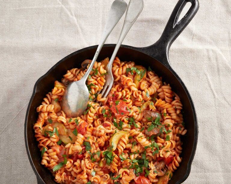 Ζυμαρικά με λαχανικά όλα μπλουμ, από την αρχή