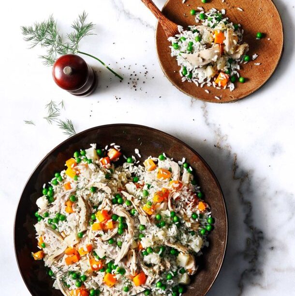 Κοτοπιλάφι με λαχανικά