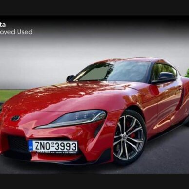19.000 ευρώ κάτω νέα Toyota Supra με 50.000 χλμ.