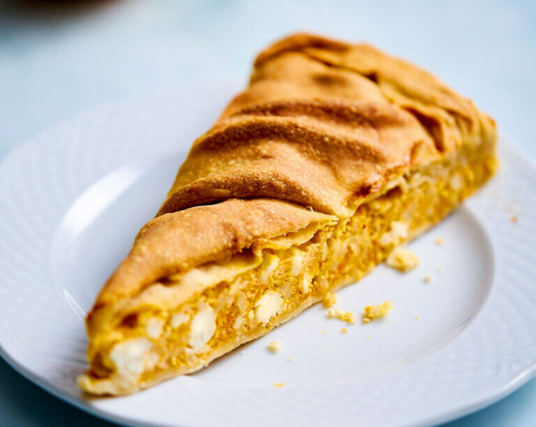 Κολοκυθόπιτα αλμυρή με ρύζι, από το Πήλιο