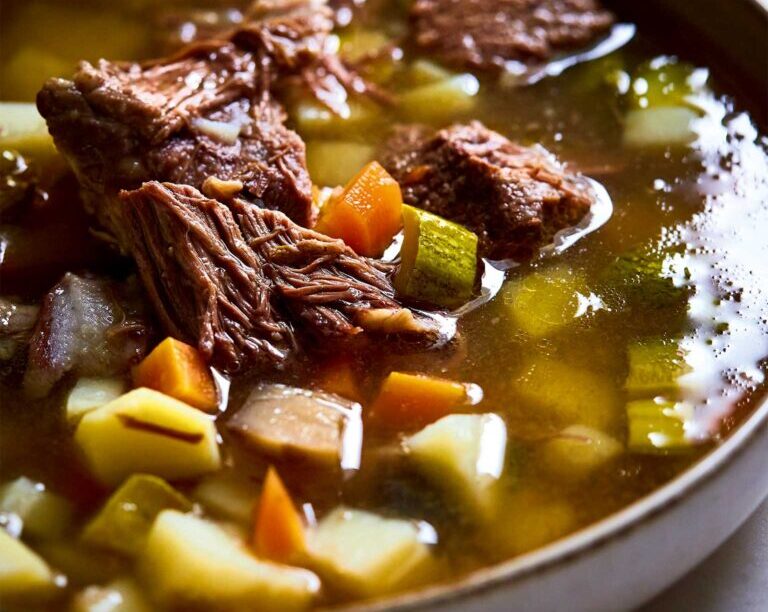 Κρεατόσουπα με οσομπούκο