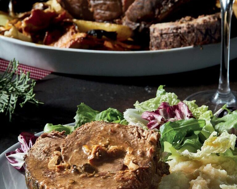 Μοσχαρίσιο ρολό με άγρια μανιτάρια