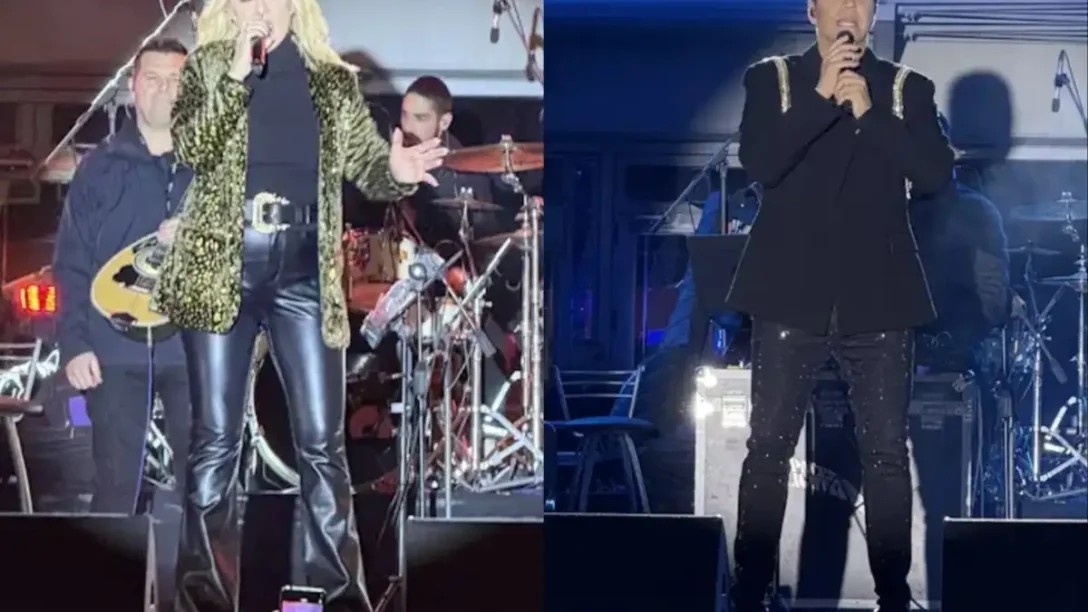 Πέγκυ Ζήνα: Στη θέση της Έλενας Παπαρίζου στη φωταγώγηση του χριστουγεννιάτικου δέντρου στο Περιστέρι – Φωτογραφίες