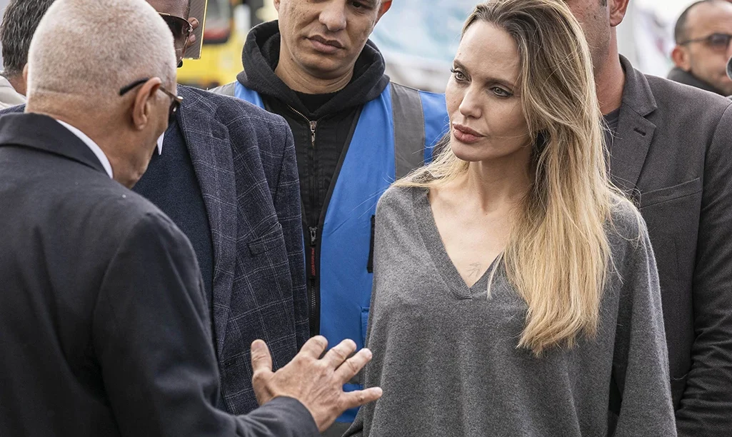 Γάζα: Το πέρασμα της Ράφα επισκέφθηκε η Αντζελίνα Τζολί