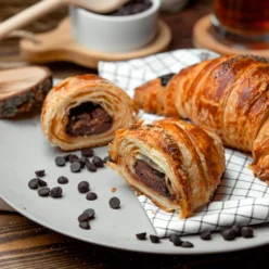 chocolate-puff-pastry-croissant-sprinkled-with-chocolate-chips