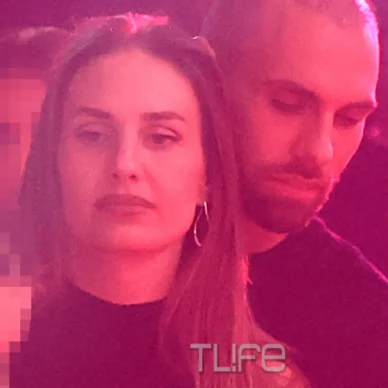 Κατερίνα Δαλάκα: Φιλιά και αγκαλιές σε βραδινή της έξοδο με τον σύντροφό της.