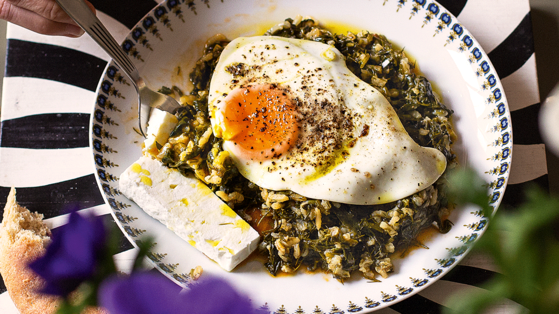 Σπανακόρυζο:το αγαπημένο φαγητό του χειμώνα