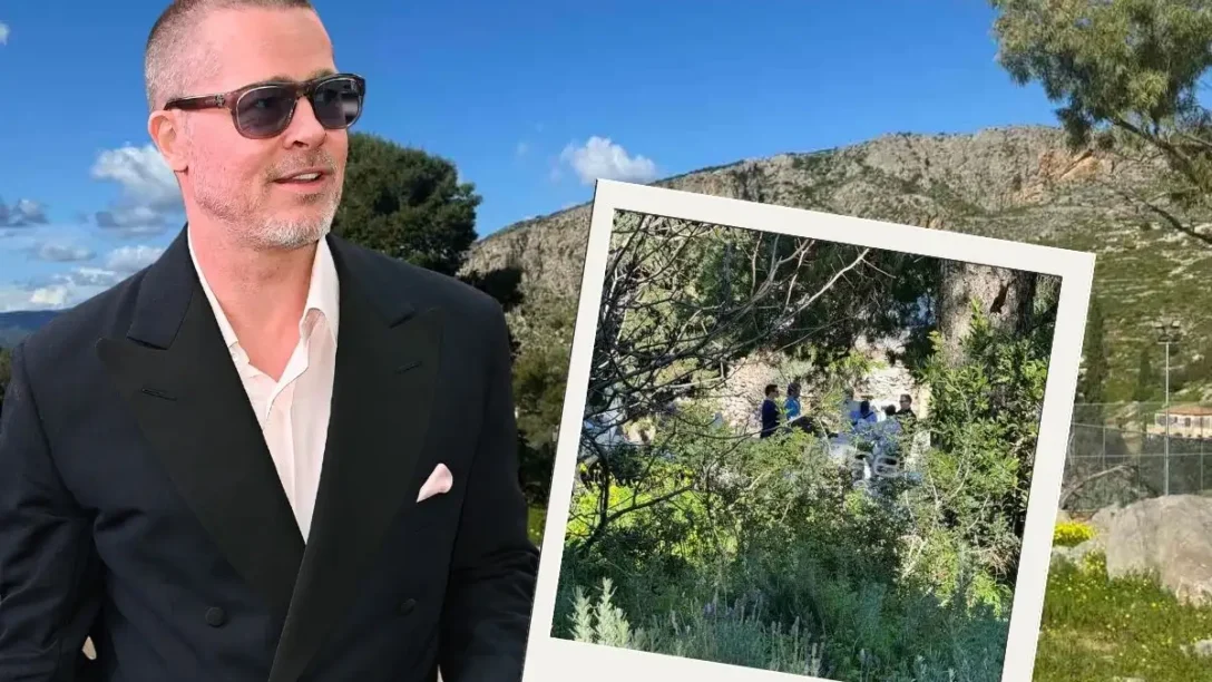 Μπραντ Πιτ: Ο σκηνοθέτης και η ομάδα του σε ένα από τα σημεία που θα γίνουν τα γυρίσματα