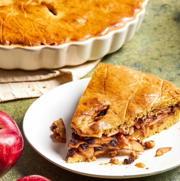 Νηστίσιμη μηλόπιτα! Με ζύμη από ταχίνι