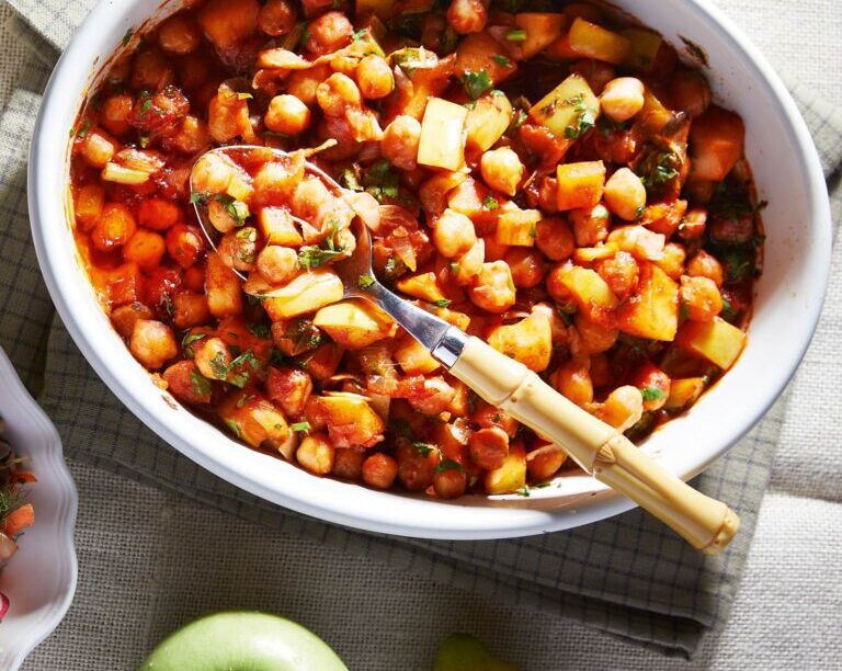 Ρεβυθάδα με μήλα και σέλινο