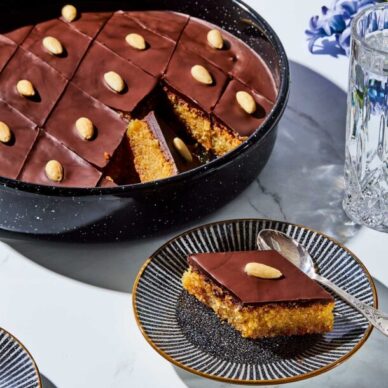 Σάμαλι με επικάλυψη σοκολάτας