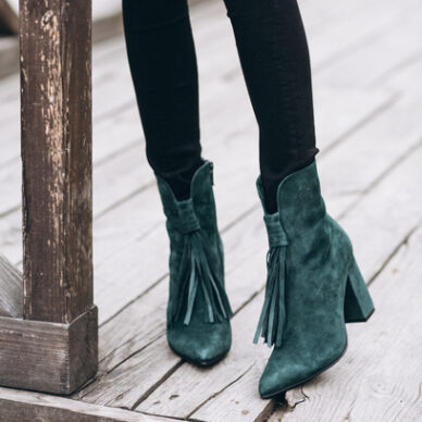 Woman shoes close up