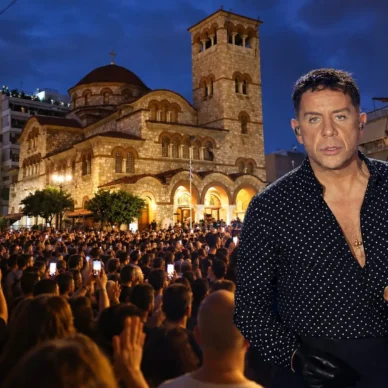Γιώργος Μαζωνάκης: Δακρυσμένος ο κόσμος στη λαϊκή αγρυπνία – Τριαντάφυλλα, τραγούδια και χειροκροτήματα